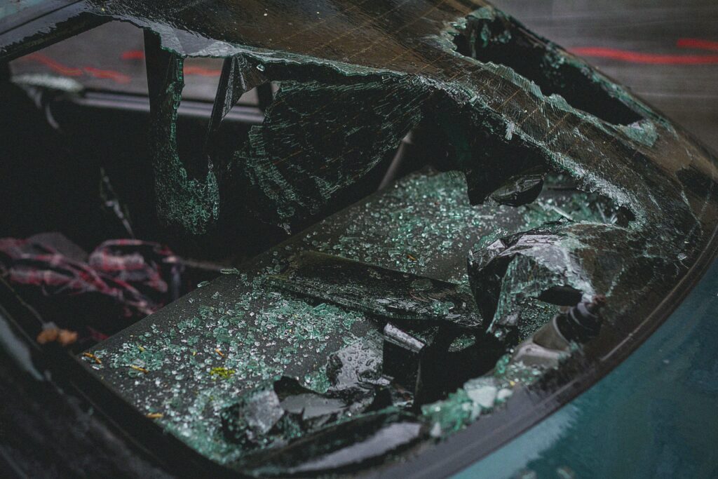 Broken Windshield